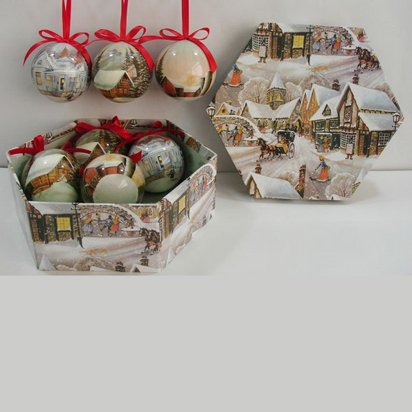 Christmas Bauble with Color Box