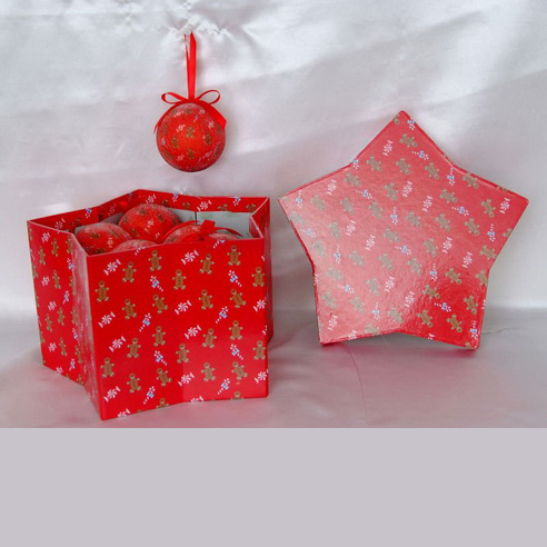 Christmas Polyfoam Ball with Color Box