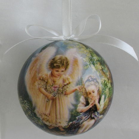 Chrstmas Decoupage Ball