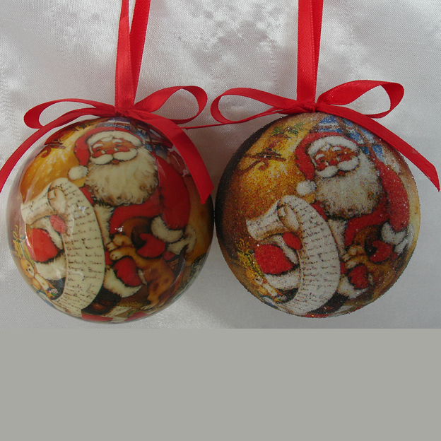 Chrstmas Decoupage Ball