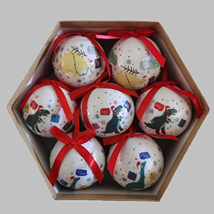 Christmas Polyfoam Ball with Color Box