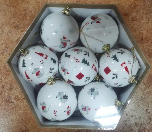 Christmas Polyfoam Ball with Color Box