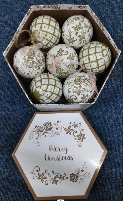 Christmas Polyfoam Ball with Color Box