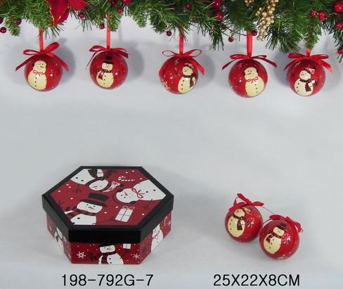 Christmas Polyfoam Ball with Color Box (#CX2487)